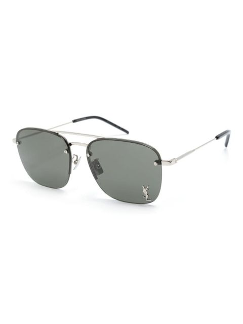 Saint Laurent Eyewear SL 309 M metal sunglasses - Silver - zdjęcie produktu nr 2