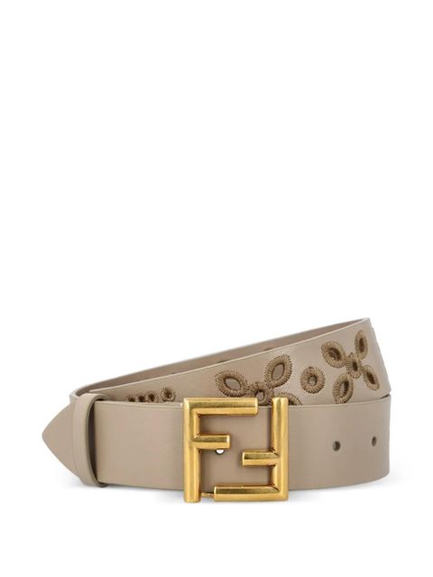 FENDI logo-buckle belt - Neutrals - zdjęcie produktu nr 1