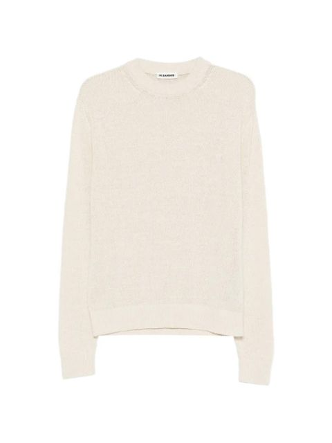 Jil Sander cre-neck sweater - Neutrals - zdjęcie produktu nr 1