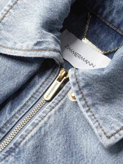 ZIMMERMANN chest-pocket denim jacket - Blue - zdjęcie produktu nr 2