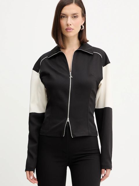 Patrizia Pepe bluza damskie kolor czarny z aplikacją 2M4508 A664 - zdjęcie produktu nr 1