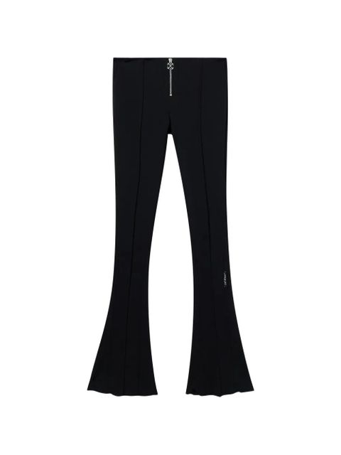 Off-White heavy flared slim trousers - Black - zdjęcie produktu nr 1