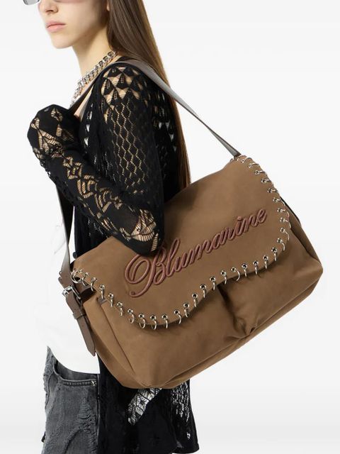 Blumarine embroidery embellishment shoulder bag - Neutrals - zdjęcie produktu nr 2