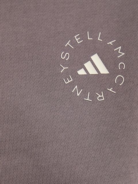 adidas by Stella McCartney bluza treningowa damska kolor szary gładka JW4692