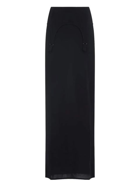 Jean Paul Gaultier suspender-detail maxi skirt - Blue - zdjęcie produktu nr 1