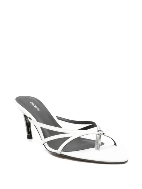 Coperni 75mm leather mules - White