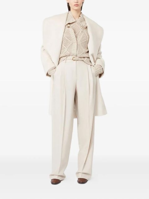 Max Mara pleated-front belted trousers - Neutrals - zdjęcie produktu nr 2
