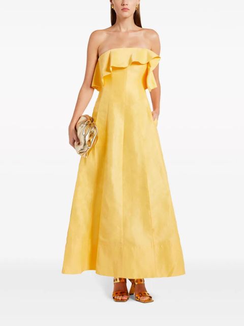 Aje off-shoulder strapless gown - Yellow - zdjęcie produktu nr 2