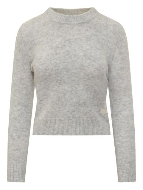ISABEL MARANT isadora-gf ribbed cuffs JUMPER - Grey - zdjęcie produktu nr 1