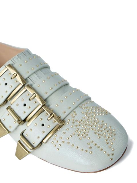 Chloé Susanna buckle-detail leather loafers - Neutrals