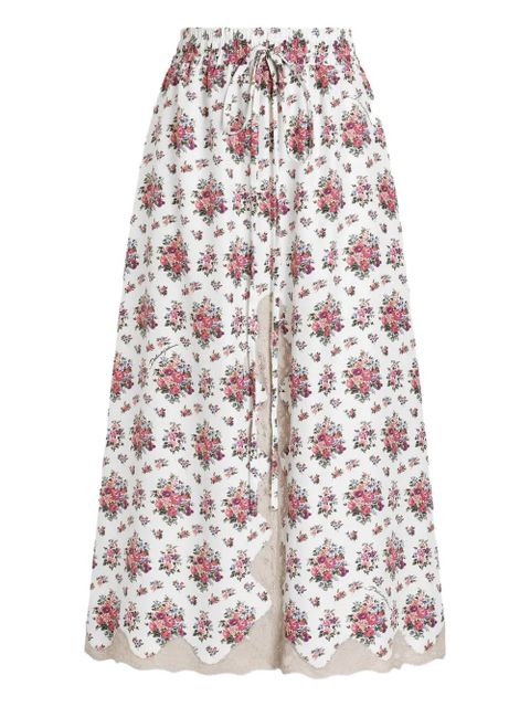 Dolce & Gabbana floral lace skirt - White - zdjęcie produktu nr 1