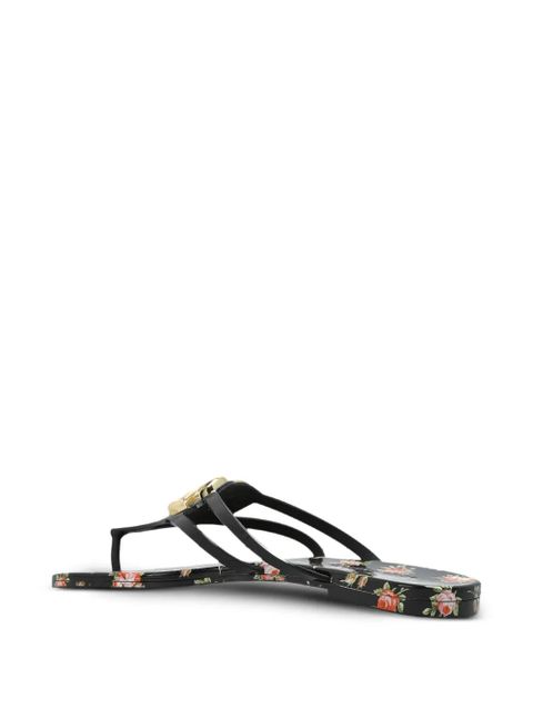 Dolce & Gabbana logo-detail flip-flops - Black