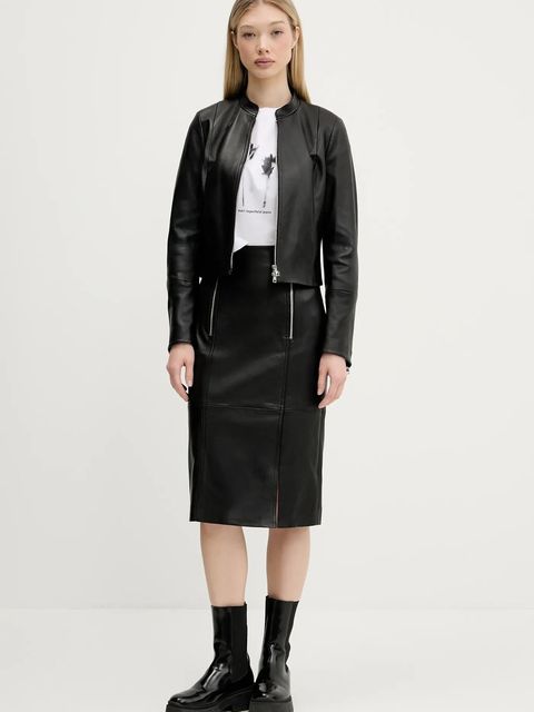 HUGO spódnica skórzana Leomira - zdjęcie produktu nr 1