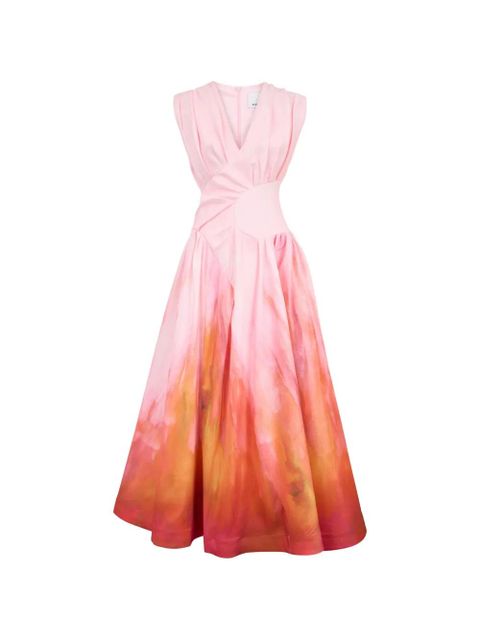 Acler Innoxhill V-neck maxi dress - Pink - zdjęcie produktu nr 1