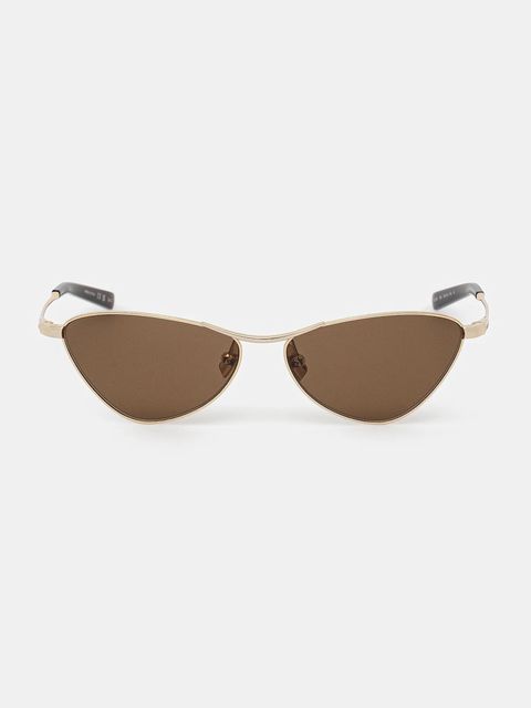Saint Laurent okulary przeciwsłoneczne damskie kolor złoty SL 830