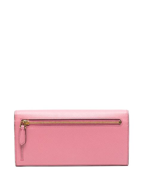 Prada chevron-pattern wallet - Pink