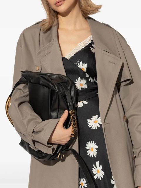 Moschino Handle Me leather tote bag - Black - zdjęcie produktu nr 2