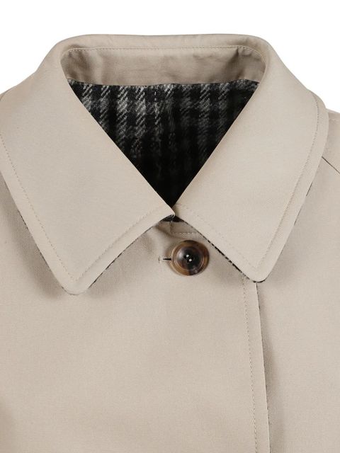 Miu Miu button-fastening collared coat - Neutrals
