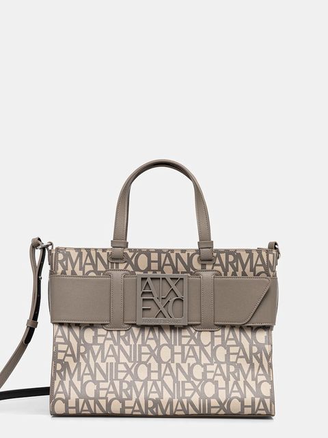 Armani Exchange torebka kolor beżowy 942689 3F742 - zdjęcie produktu nr 1