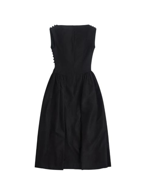 Simone Rocha draped midi dress - Black - zdjęcie produktu nr 2