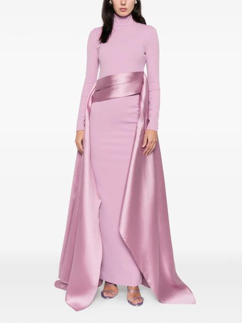 Solace London high-neck sash dress - Pink - zdjęcie produktu nr 2