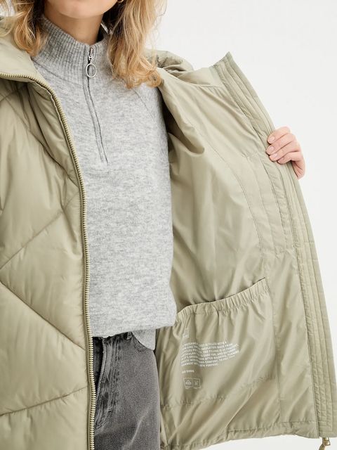 Marc O'Polo kurtka kolor zielony zimowa oversize 5000007656