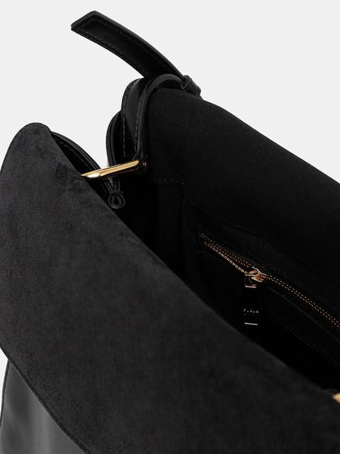 Furla torebka skórzana kolor czarny WB01862.BX4185.O6000