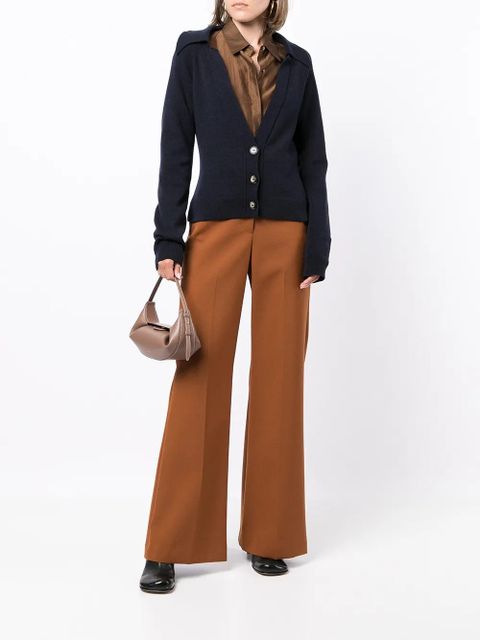 Nanushka V-neck knit cardigan - Blue - zdjęcie produktu nr 2