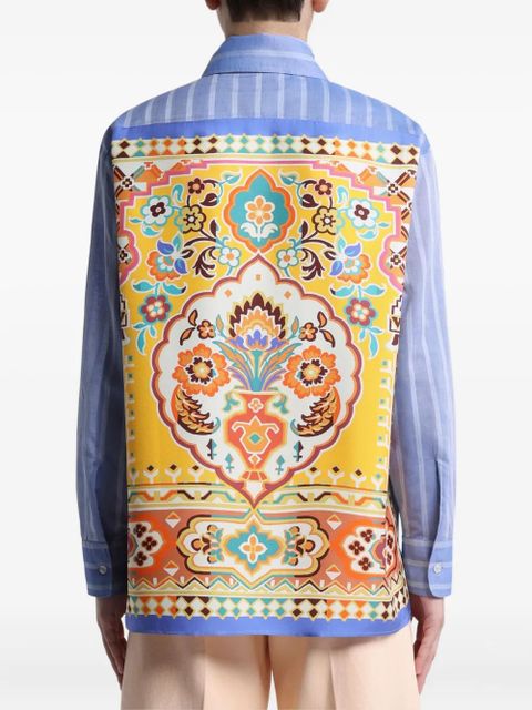 ETRO striped shirt - Blue