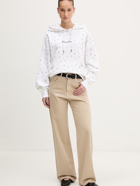 Guess Jeans bluza z kapturem damska bawełniana - zdjęcie produktu nr 1