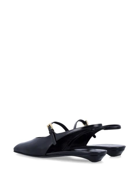 Prada leather slingback ballet flats - Black - zdjęcie produktu nr 2