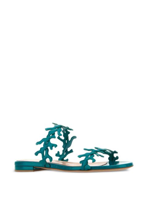 Gianvito Rossi Ocean leather sandals - Green
