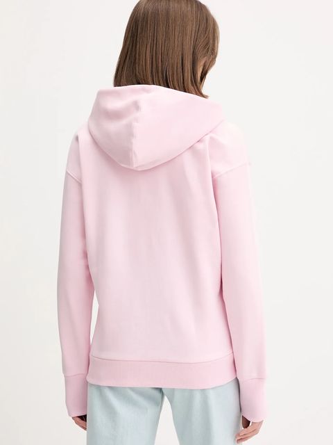 adidas bluza All SZN damska kolor różowy z kapturem z aplikacją JV7289