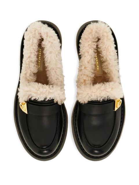 Ferragamo Hug-buckle loafers - Black