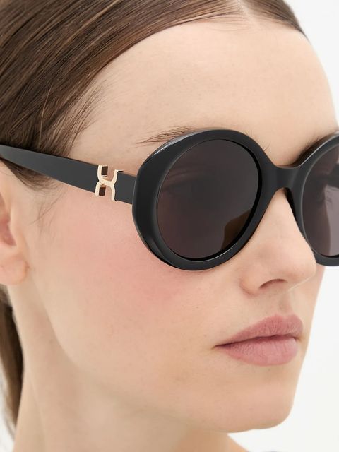 Chloé okulary przeciwsłoneczne damskie kolor czarny CH0332S