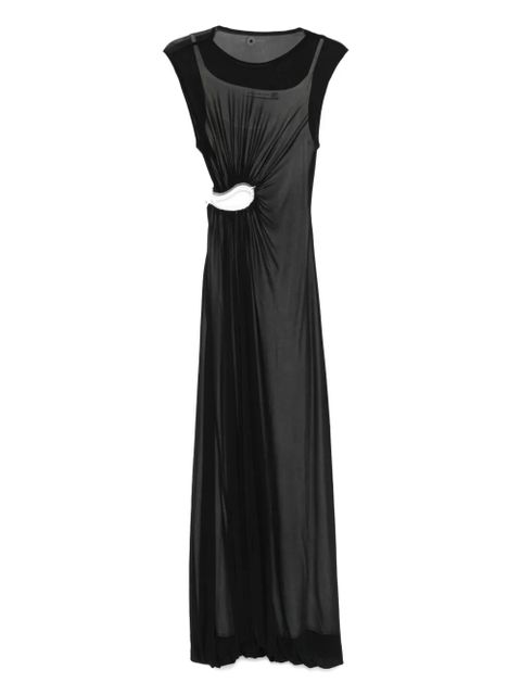 Christopher Esber cut-out draped maxi dress - Black - zdjęcie produktu nr 1