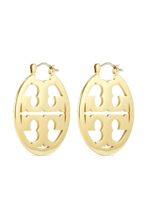 Tory Burch Miller polished-finish earrings - Gold - zdjęcie produktu nr 2