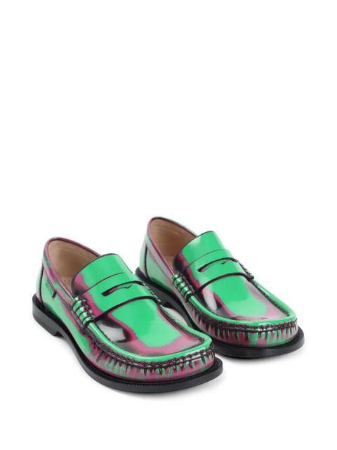 LOEWE Campo brushed loafers - Green - zdjęcie produktu nr 2
