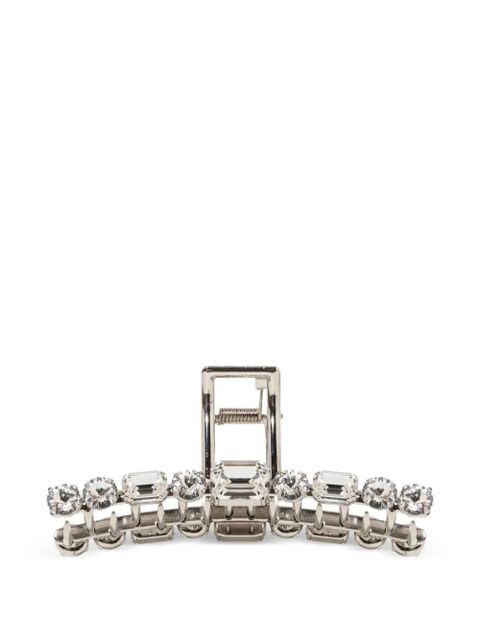 Jennifer Behr Justine crystal-embellished jaw clip - Silver - zdjęcie produktu nr 1