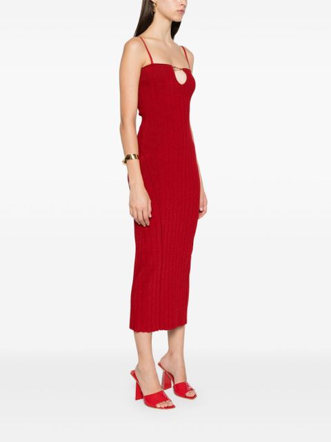 Jacquemus La Robe Sierra midi dress - Red