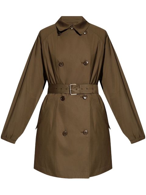 MARANT ÉTOILE Carlota double-breasted trench coat - Green