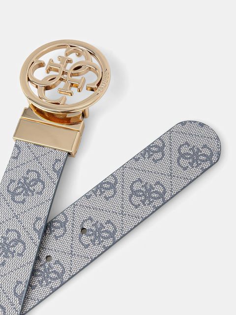 Guess pasek dwustronny NOELLE damski kolor niebieski BW9166 P4235