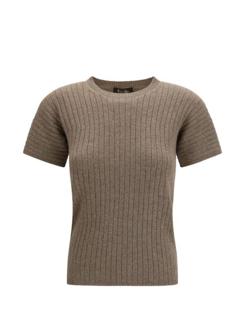 Loro Piana Coste crew-neck sweater - Brown - zdjęcie produktu nr 2
