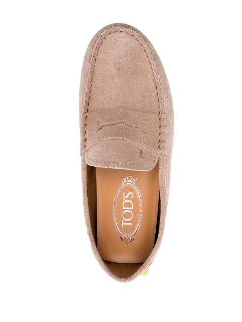 Tod's Gommino suede driving shoes - Neutrals