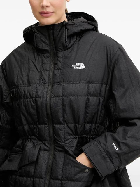 The North Face quilted hooded jacket - Black