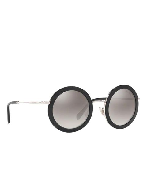 Miu Miu Eyewear MU 59US round-frame sunglasses - Black - zdjęcie produktu nr 2
