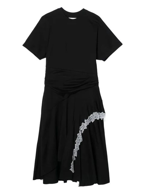 3.1 Phillip Lim lace-trim panelled midi dress - Black - zdjęcie produktu nr 1