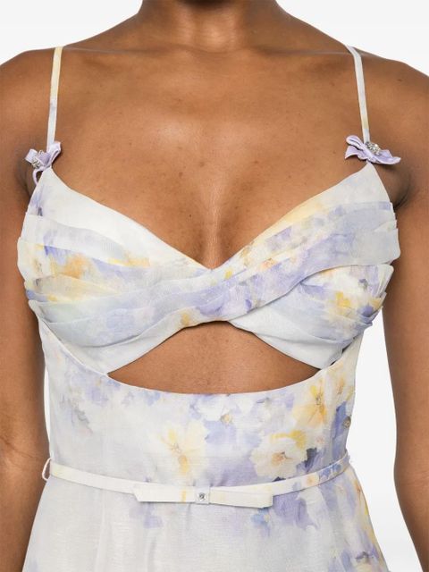 ZIMMERMANN Crush midi dress - White