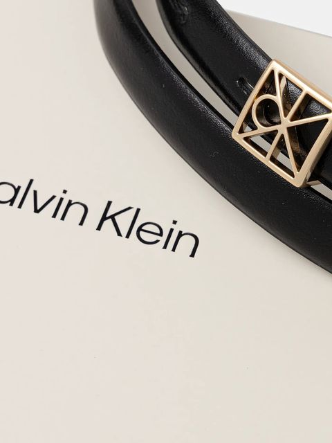 Calvin Klein pasek damski kolor czarny LV04F7061G