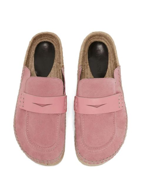 JW Anderson suede espadrille loafers - Pink